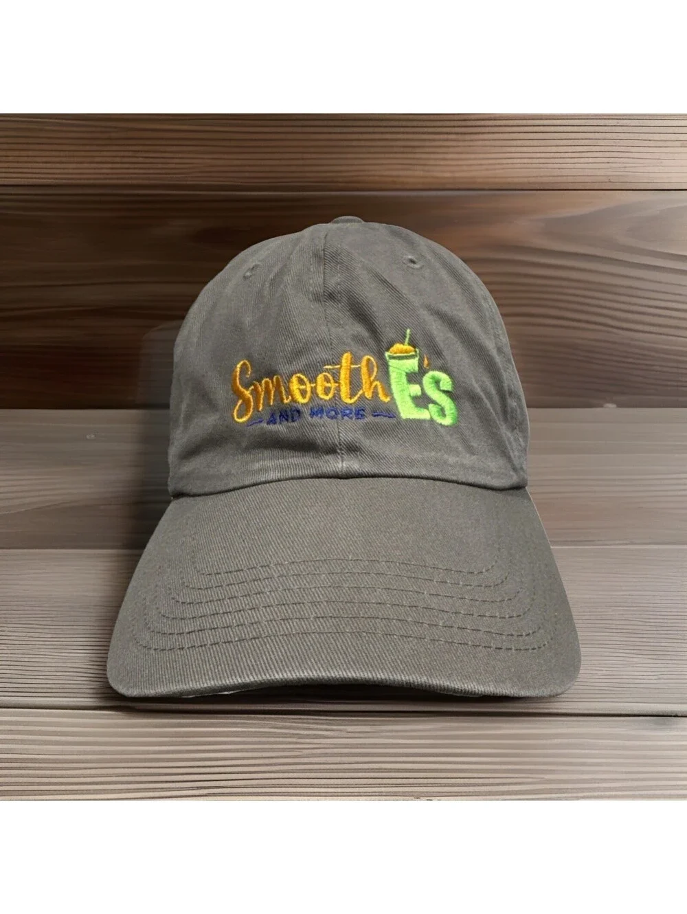 SmoothEs And More Kale Spinach Blooming Blueberries Macho Mango Baseball Cap